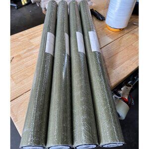 NEW Serena & Lily Solid Grasscloth Wallcovering-Grove Green